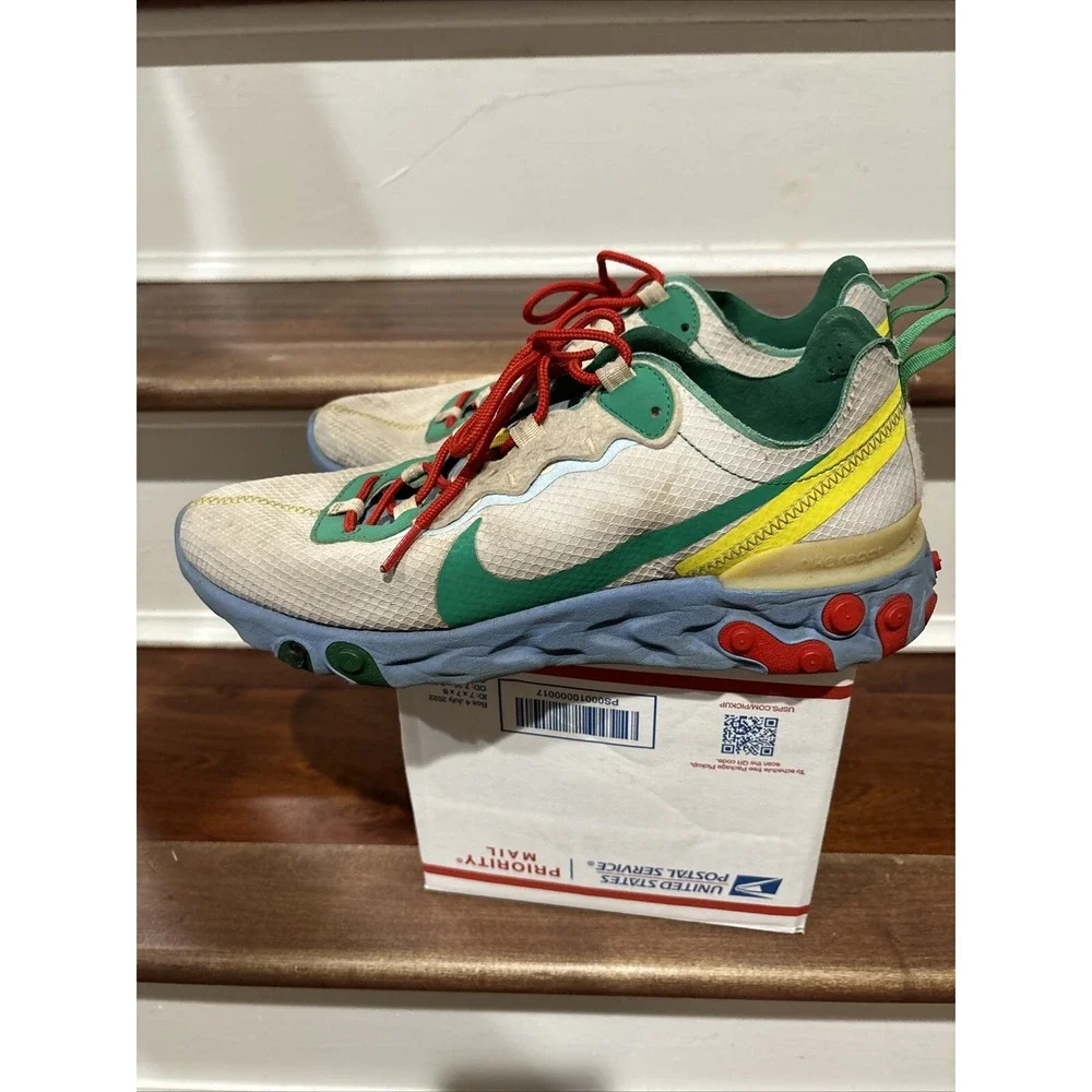 Nike React Element 55 SE Super Nintendo Size 9 CT1142-800 No Box